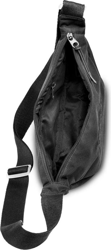 BENCH. Loft Borsa A Tracolla Nera: Compatta E Sportiva In Poliestere 300D