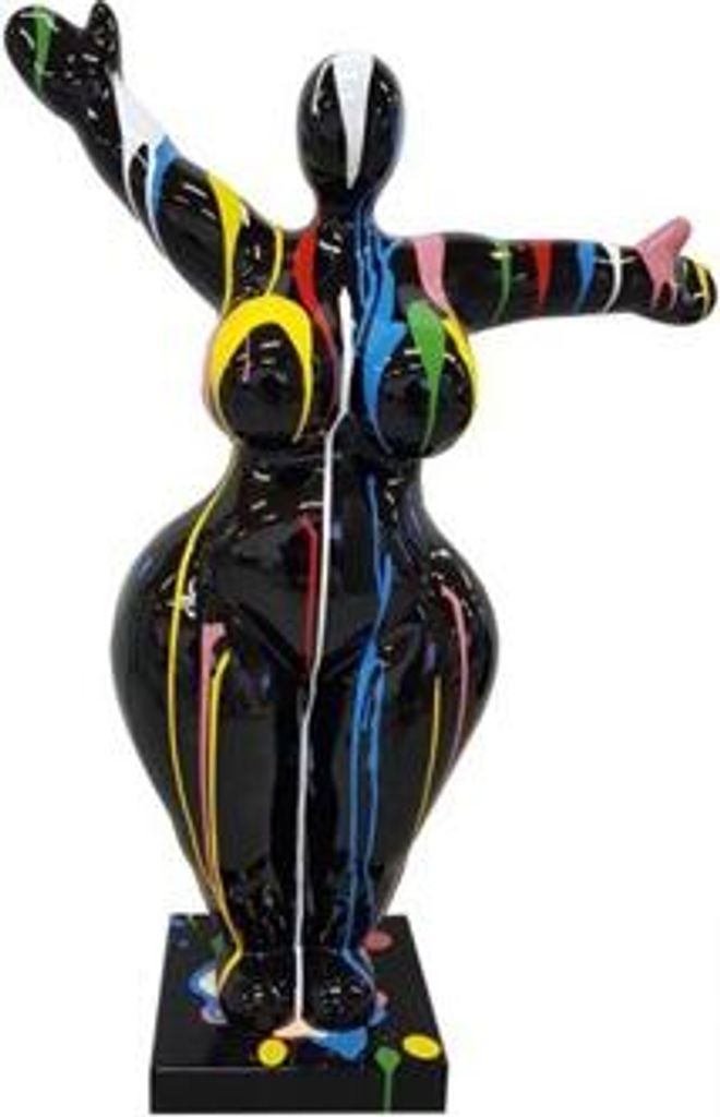Moderne Wohnzimmer Dekoration Statue Skulpturen Abstrakt 85cm Bunte Deko Figuren