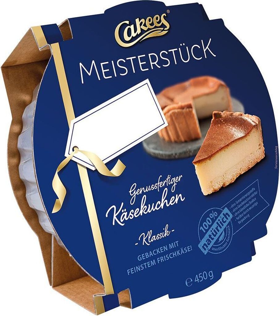 Cakees Frischkäsekuchen Klassik Vanille Produktbild 1