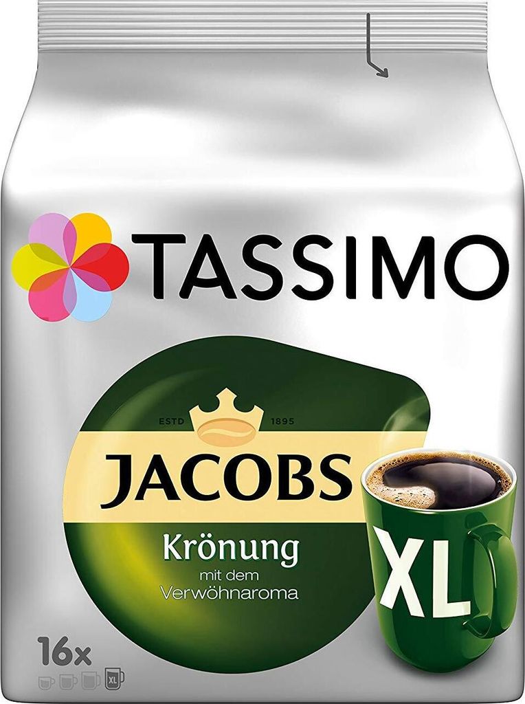 Tassimo Jacobs Krönung XL | 16 T diskov, kávové kapsule Obrázok produktu 