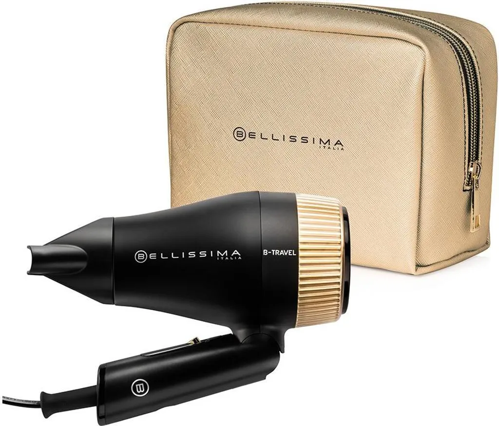 Sèche-cheveux compact Bellissima : la solution gain de place pliable