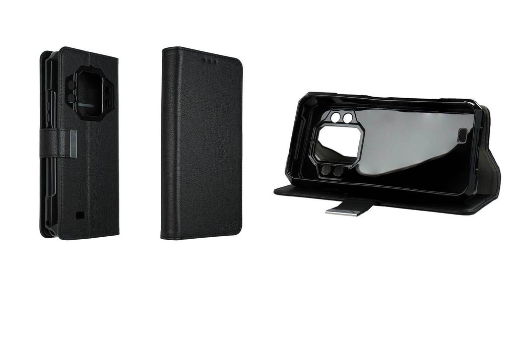 Bookstyle Tasche für Cubot KingKong X schwarz Zdjęcie produktu 