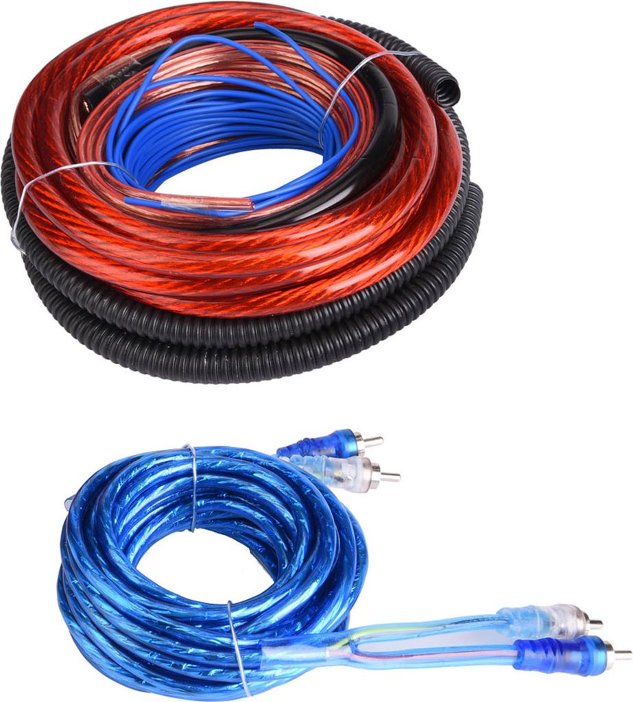 4 Gauge 2800W Car Audio Subwoofer Verstärker Lautsprecher Installation Kabel Kabel Kit Sicherungsanzug Universal für die meisten Autos