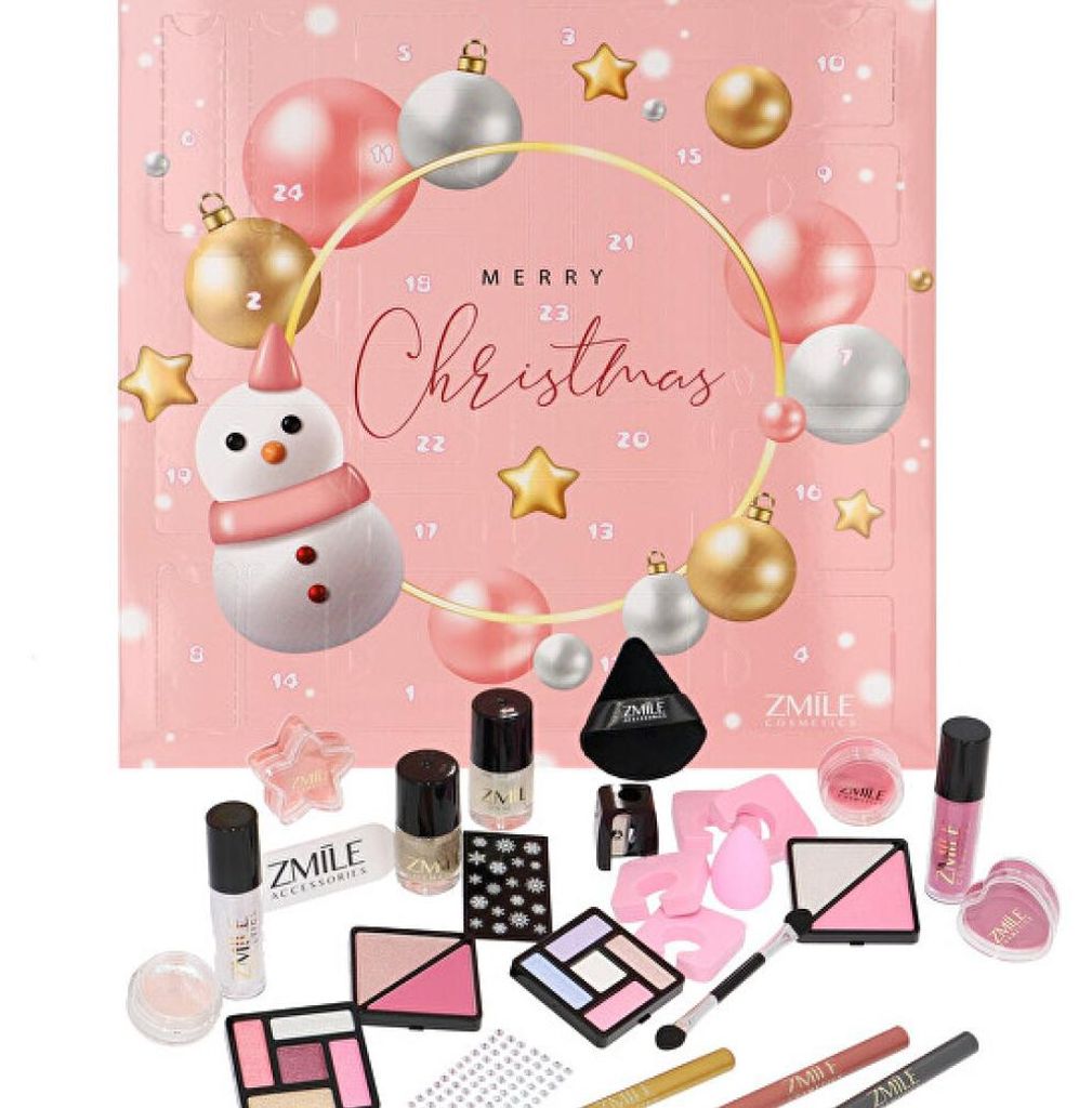 Quadratischer Schneemann-Adventskalender Produktbild 