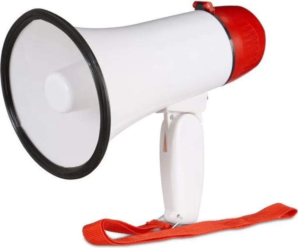 Megafono Portatile da Stadio Bianco: 10W per Tifosi e Animazione