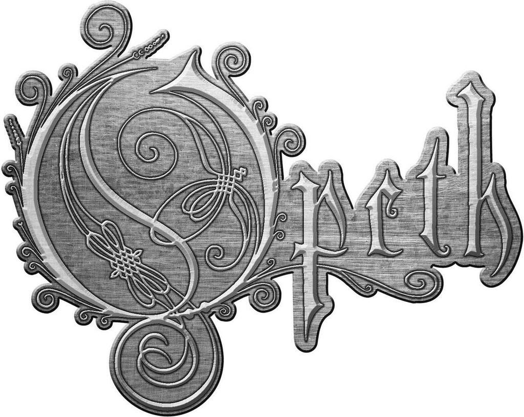 Opeth - Logo - Abzeichen, Druckguss RO1327 (Einheitsgröße) (Silber)