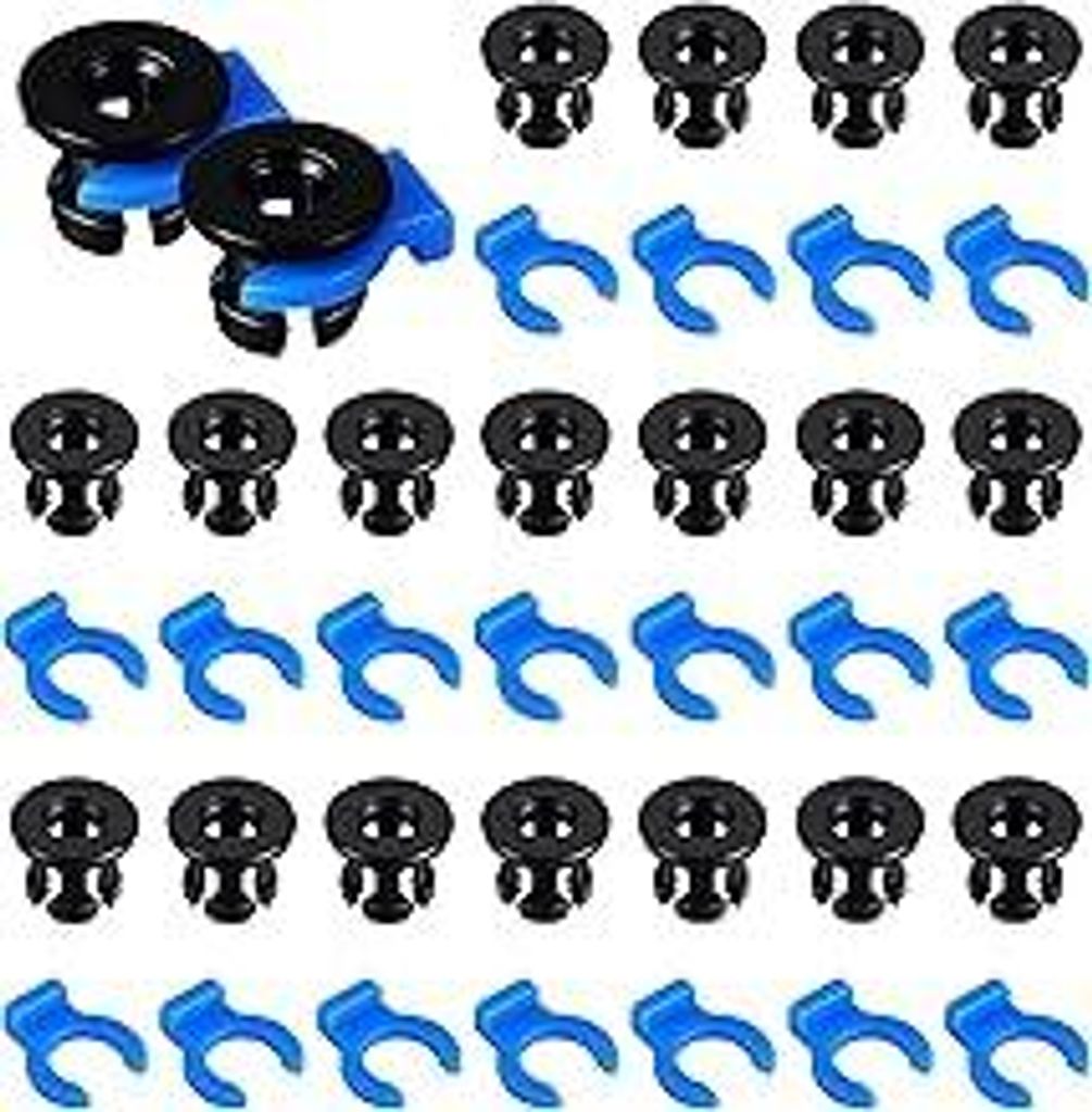40 Stück Bowdenrohr-Kupplung Spannzangenklemme Clip Metall-Halteklammer Bowdenzange Und Clip Set Ersatzteile Für 3D Drucker
