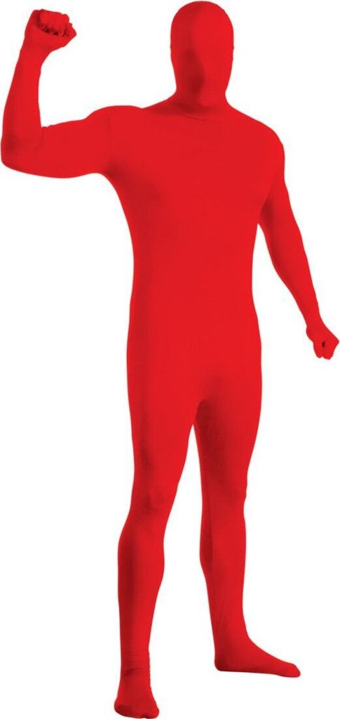 Rotes Ganzkörperkostüm - Karneval Faschingskostüm Größe: XL