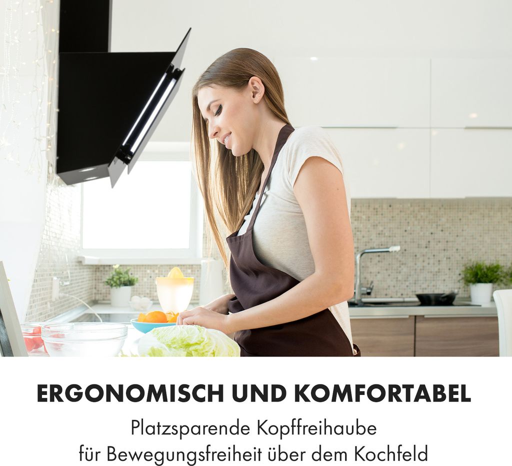 Klarstein Eleonora - Kopffreie Dunstabzugshaube, EEK A++, Produktbild 7