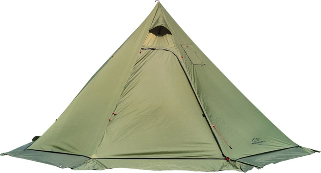 10,5 'x 5,2' Campingzelt mit Herd Jack Outdoor Tipi Zelt fuer Familien Camping Rucksackreisen Wandern
