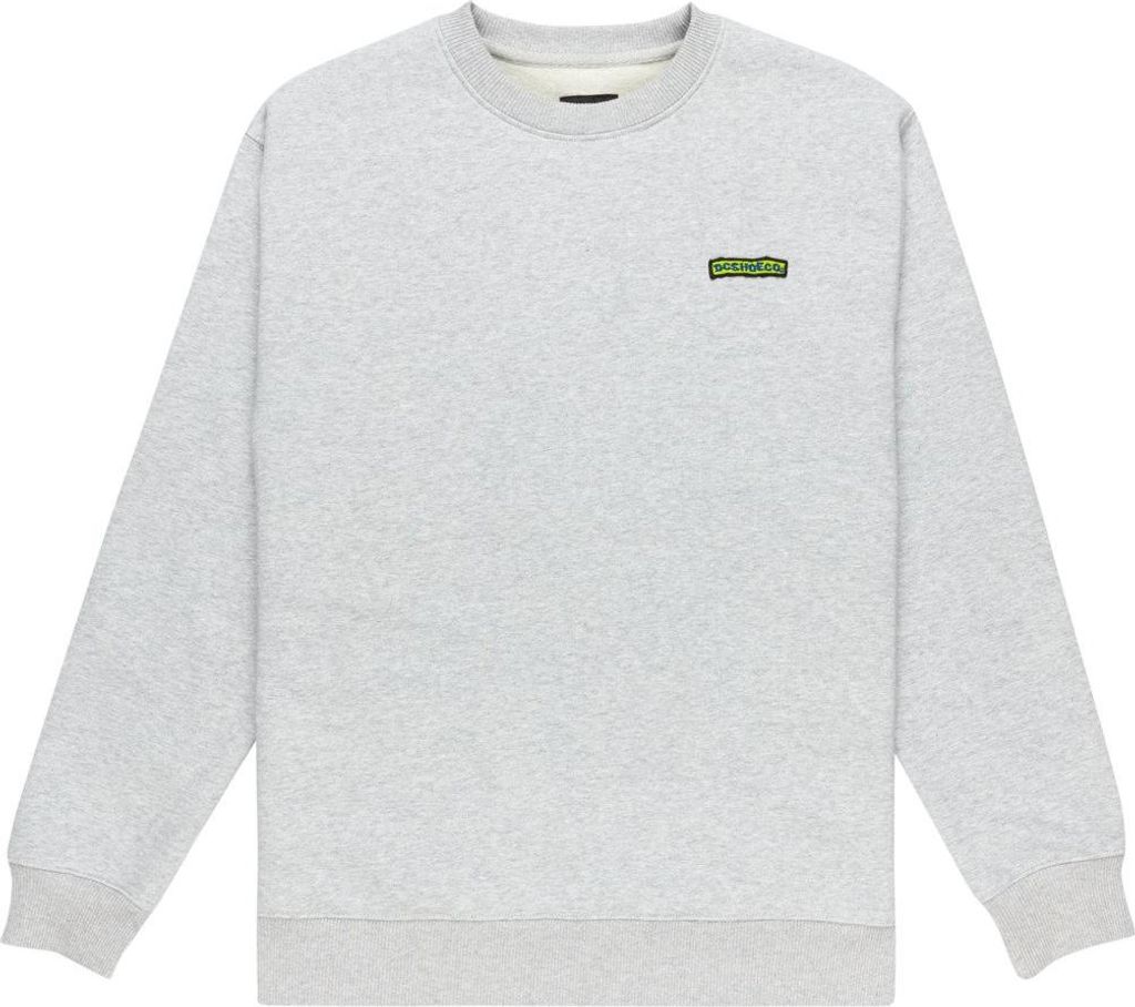 DC Patch It Crew Light Heather Grey S