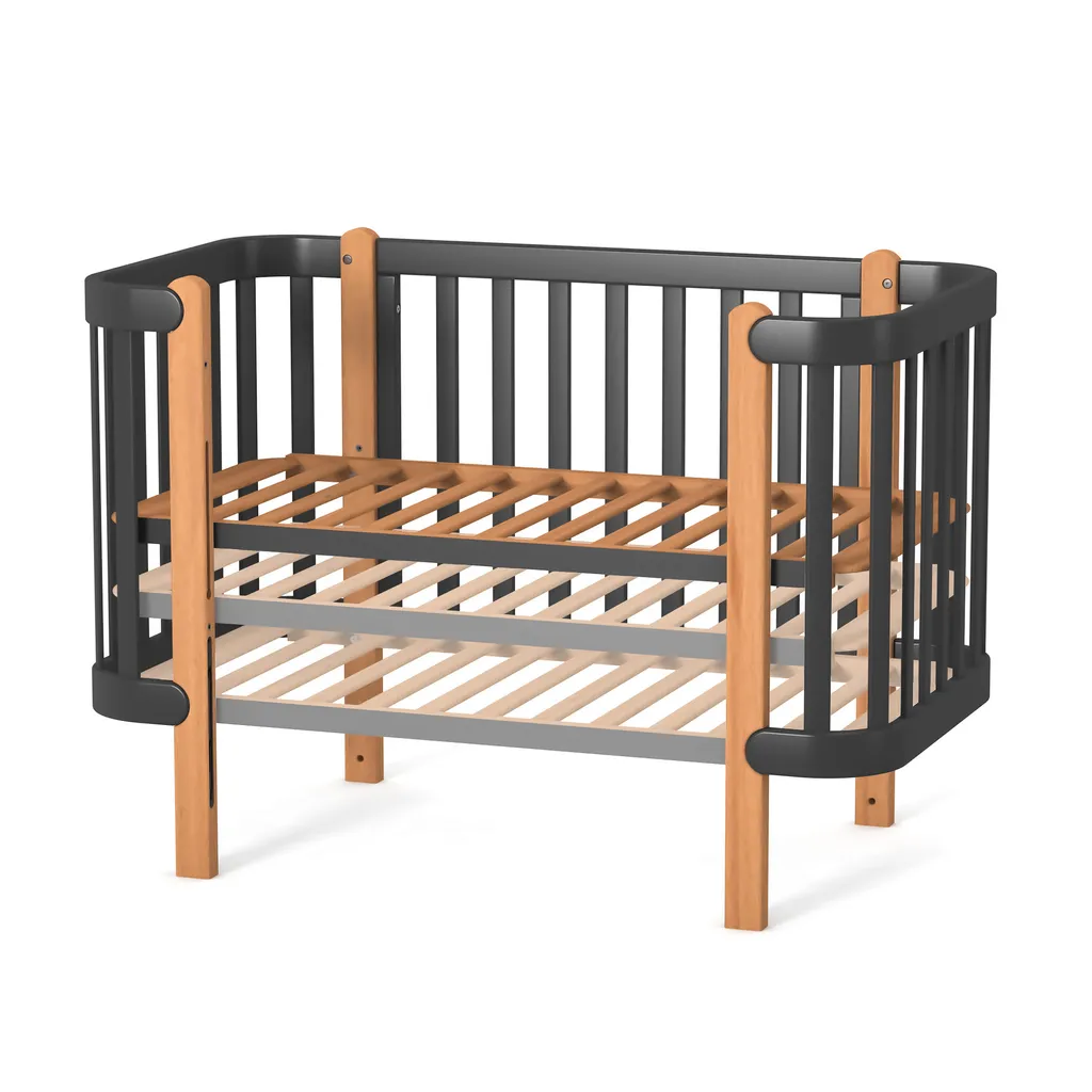 Lit Enfant Design 120x60 cm Veres Monaco Idéal pour Cododo Doux - 5