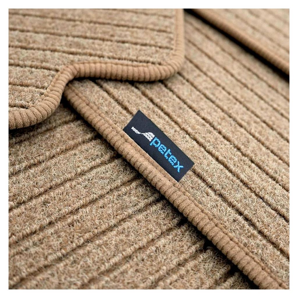 Fussmatten für XPeng G9 (E38-LHD) ab 03/2025, Velours-Teppichset - Jona beige, 3-teilig