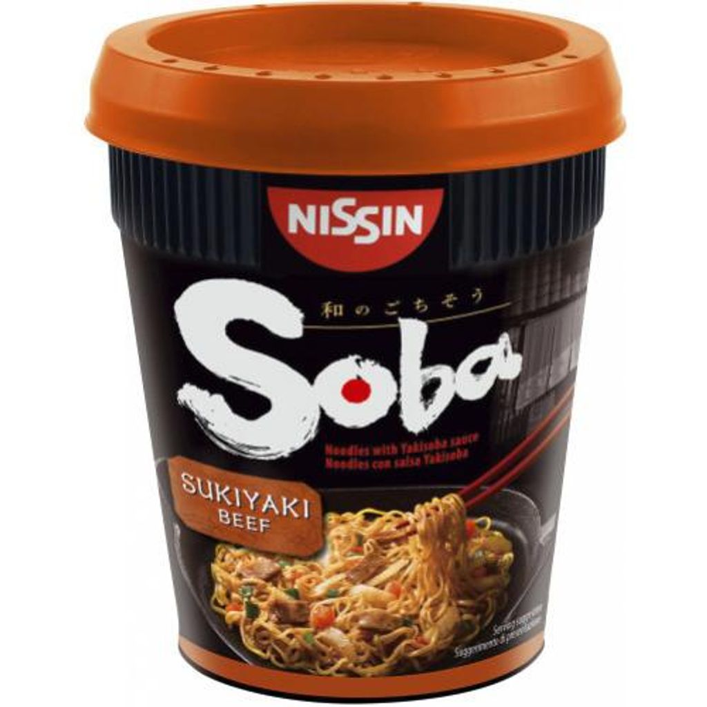 Soba Cup Sukiyaki Beef 89g Becher Produktbild 