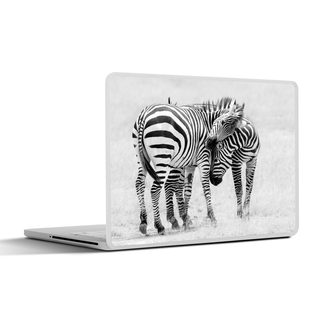 MuchoWow Laptop Aufkleber Sticker Cover Zebra - Tiere - Natur - Safari 25x18 cm - Laptop-Deko