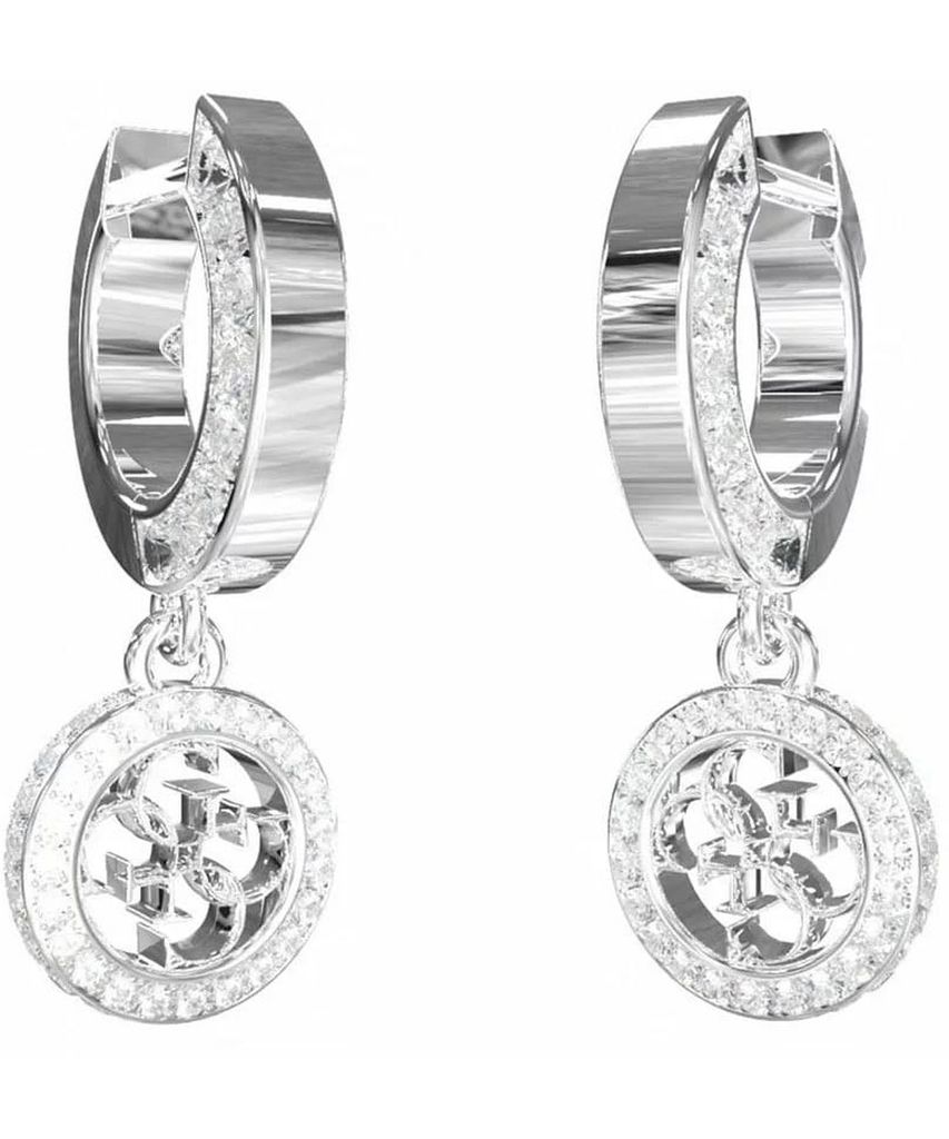 Guess JUBE04165JWRH Damen-Ohrringe Creolen 4G Huggies Produktbild 