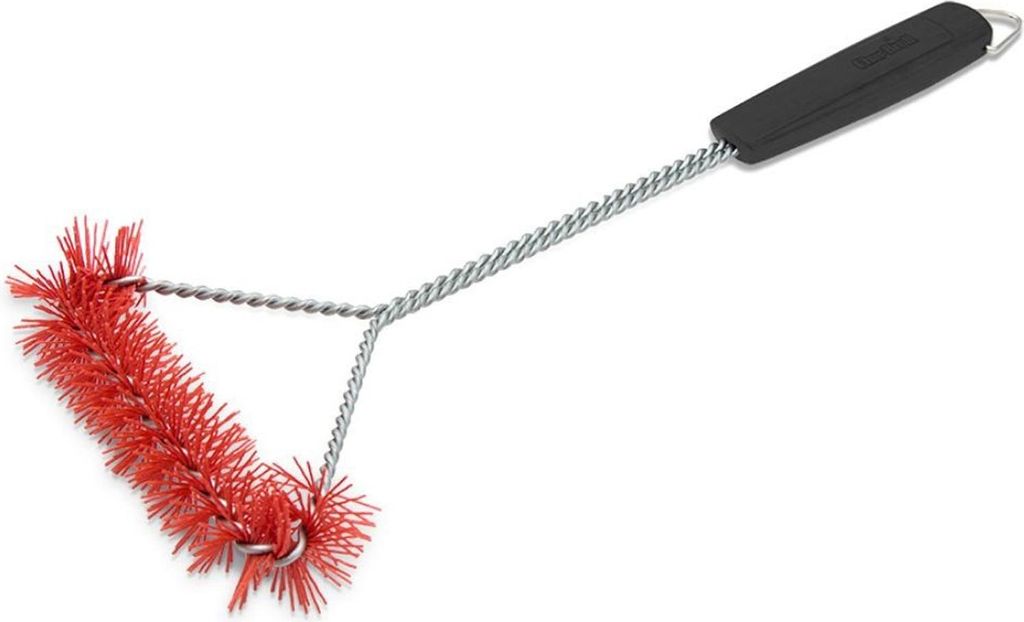 Char-Broil Cool-clean 360, Pinsel, Schwarz, Metallisch, Rot, Nylon, 180 mm, 420 mm, 220 g