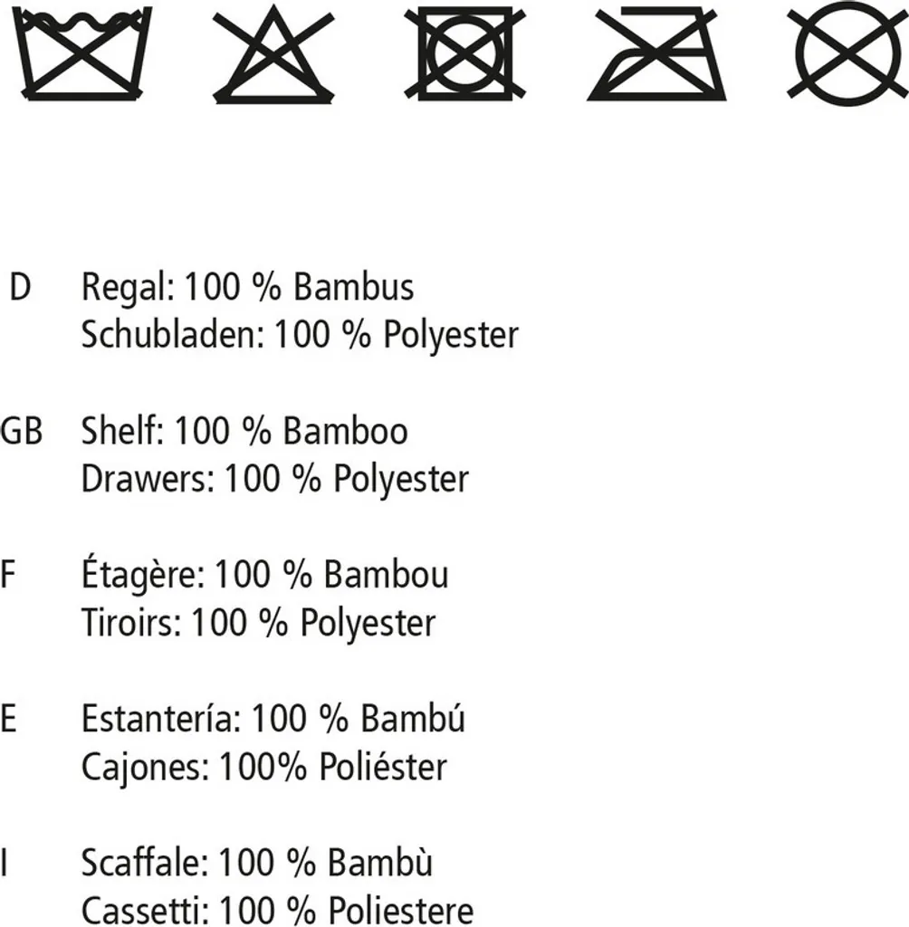 Table d'appoint WENKO Bahari en bambou, support idéal pour ordinateur - 13