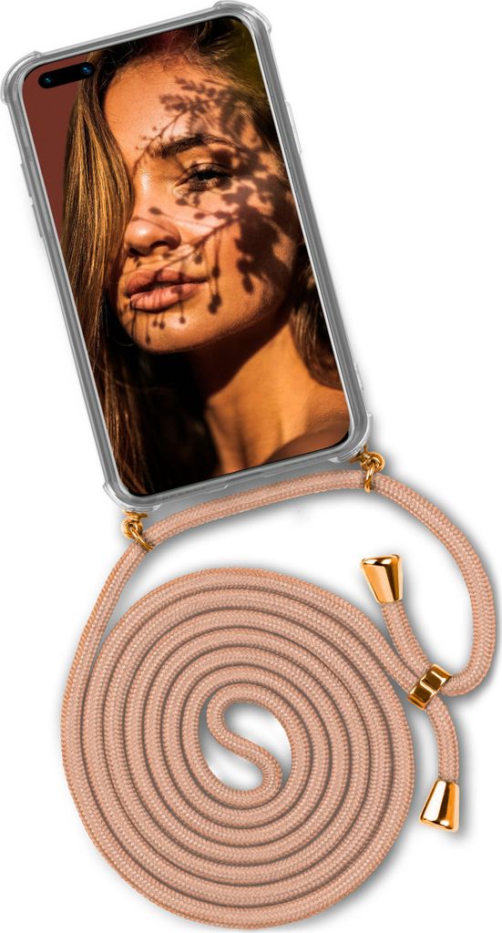TWIST-Case + TWIST-Cord für Huawei P40, Farbe:Golden Coast (Gold)