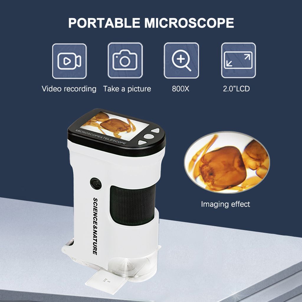Digitální kapesní mikroskop, přenosný USB mikroskop, Obrázek produktu 7