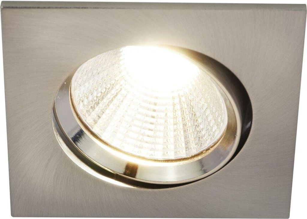 Nordlux Dorado 2700 3er-Pack LED Einbauleuchte 3x5.5W dimmbar Warmweiss Nickel 49420155