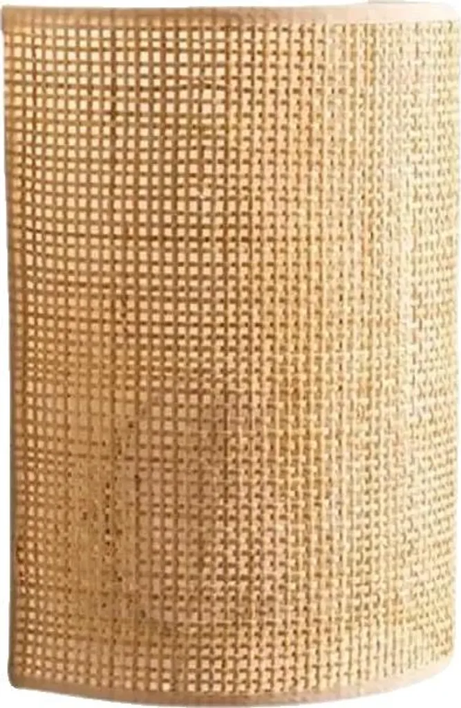 Lampe murale de chevet en bambou pour chambre ou salon zen 25cm