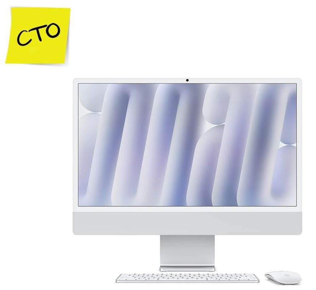 Apple iMac 24" CTO Silber (512GB) Produktbild 