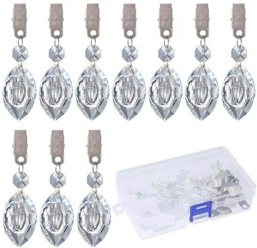 Accessoires de table anti-vent : poids en cristal pour nappe d'été