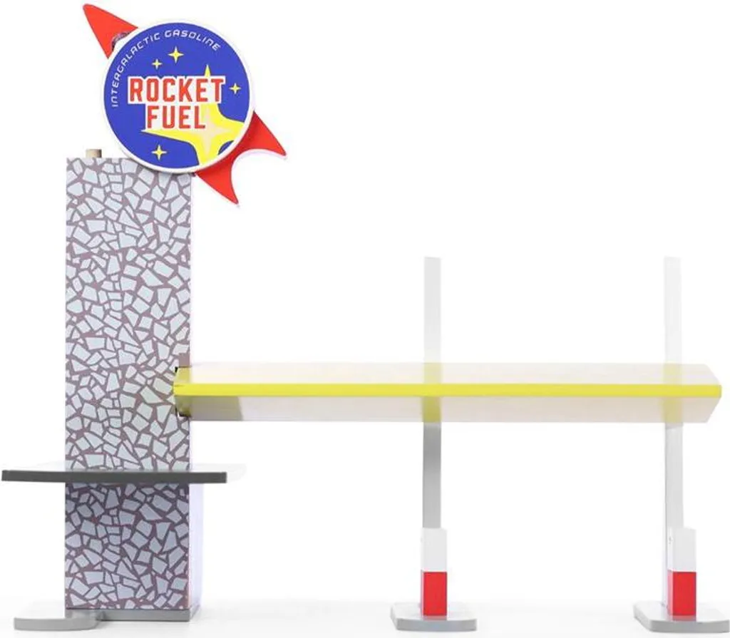 Jouet d'imitation garage station service Candylab en bois naturel