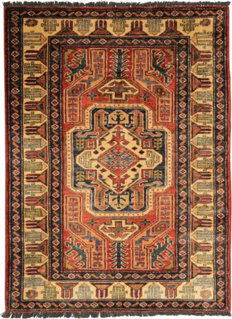 Tapis Ersari Shirvan 02 robuste et durable - Laine naturelle 97x133 cm