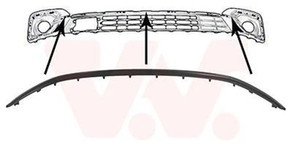 Réparer calandre cassée Fiat Tipo Break 356 avec moulure 1766518