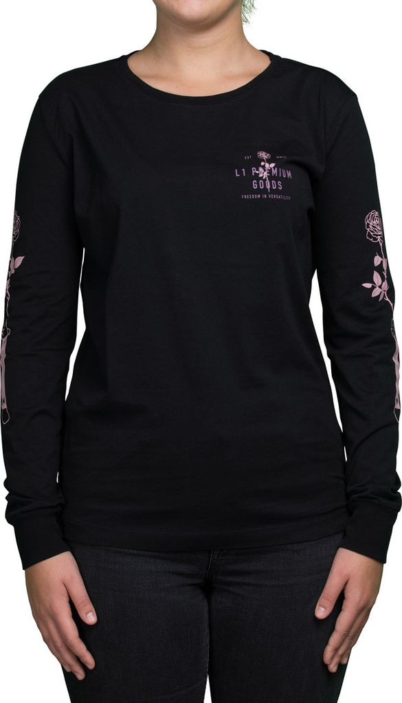 L1 Damen T-Shirt RECKLESS W LS ́21, Größe:S, Farben:black