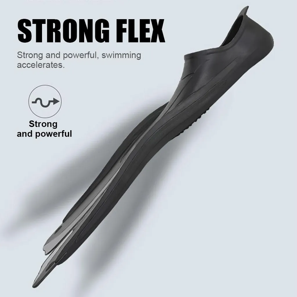 Palmes de plongée Split Frog pour entraînement de natation antidérapant - 2