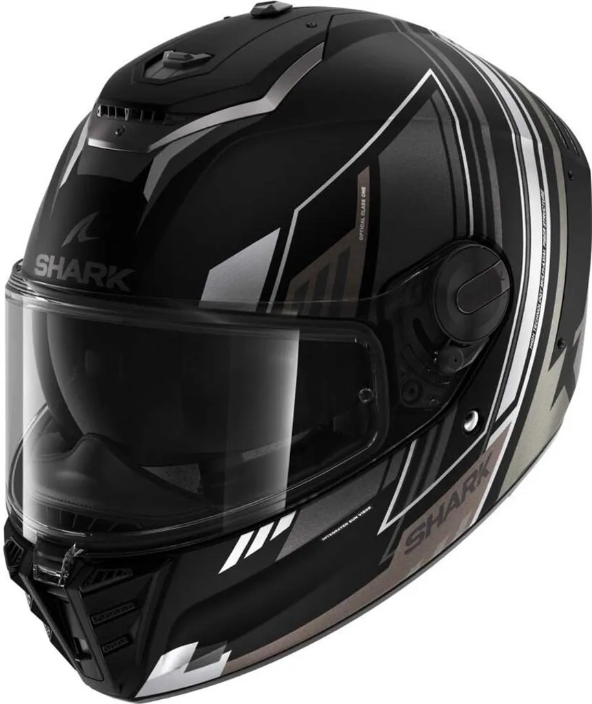 Shark Spartan RS Byhron Noir S Casque avec Écran Solaire et Pinlock