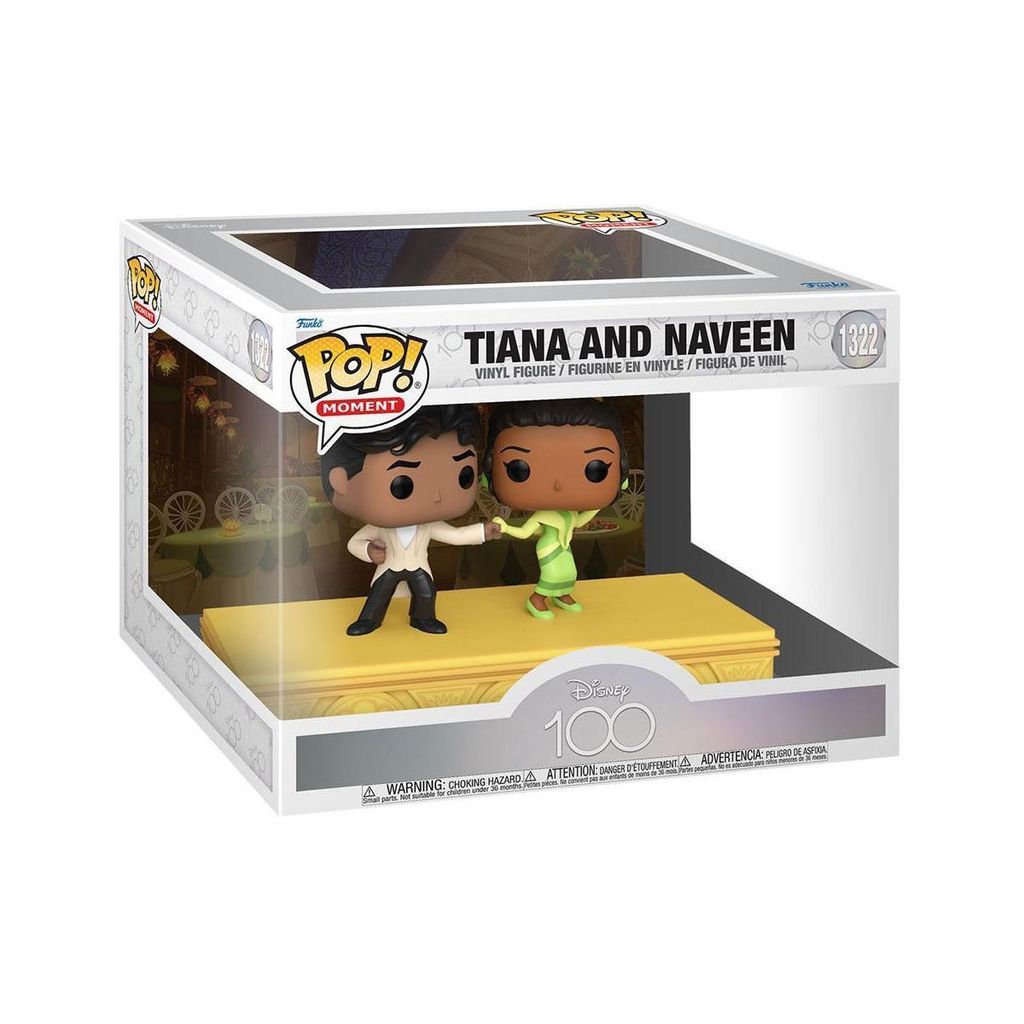Figurka Funko Pop! Disney Tiana & Naveen - 100-lecie Immagine del prodotto 