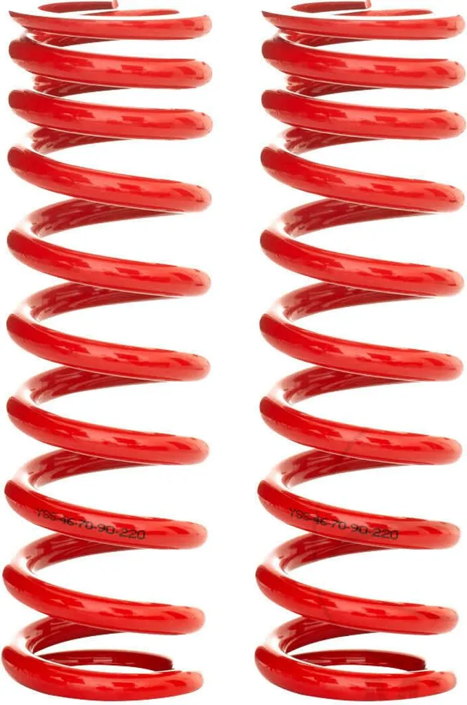YSS Ressorts d'amortisseurs rouges 46-15-31-210 pour moto de sport