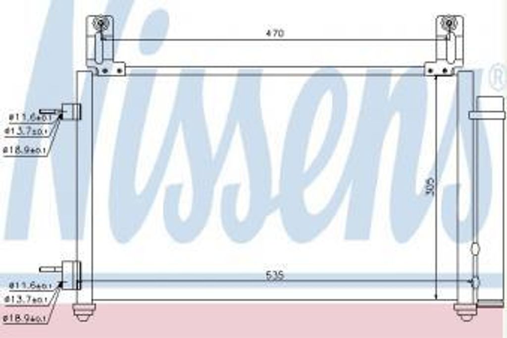 NISSENS Kondensator, Klimaanlage Chevrolet MATIZ (M200, M250) 1.0 03.2005 - heute
