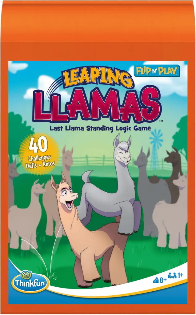 Jeu de société Leaping Llamas Flip n' Play - Action et rebonds ludiques
