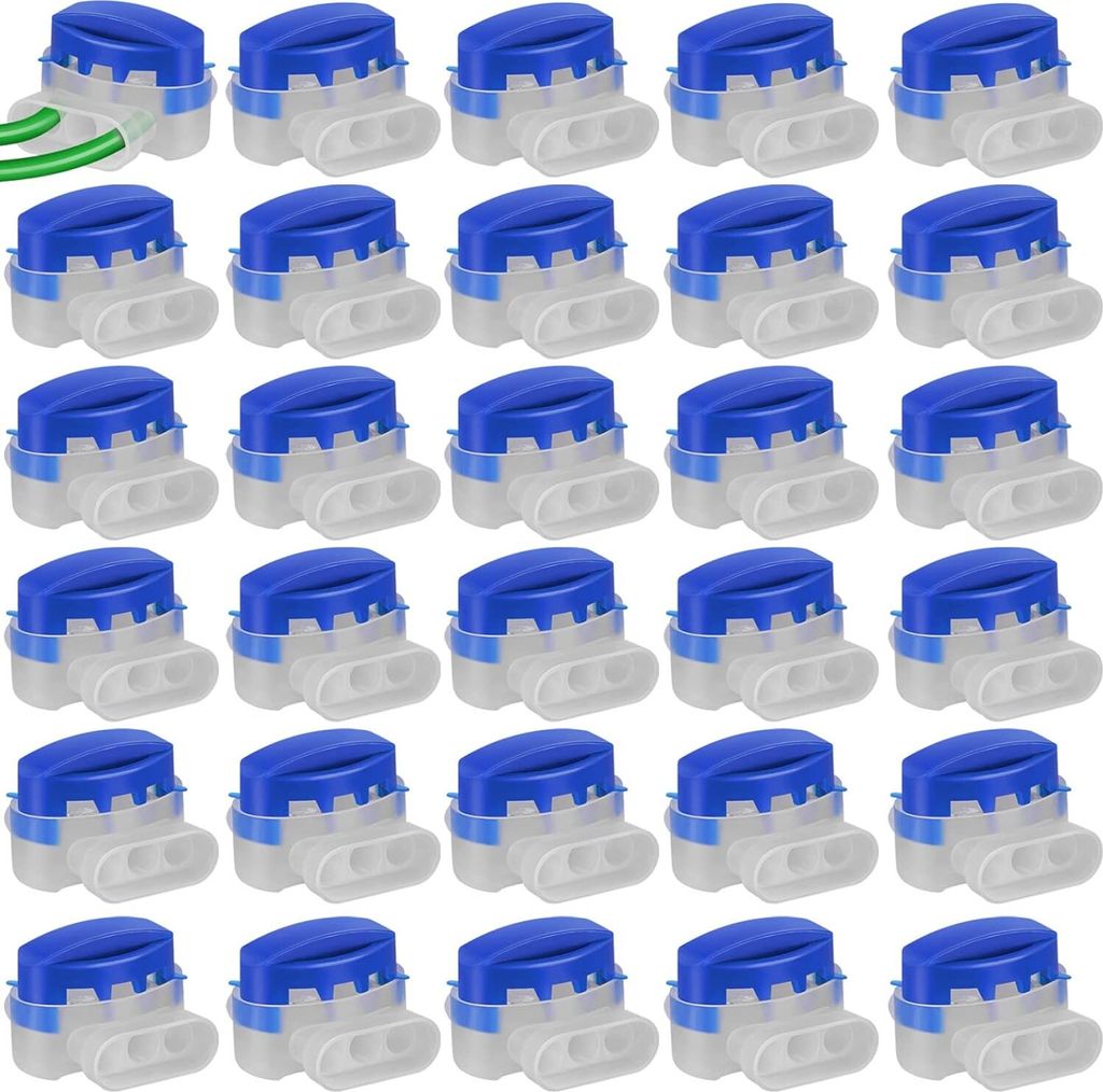 Kabelverbinder, 30 Stück Kabelverbinder für Mähroboter Rasenroboter Rasenmäher Automower 314 Wasserdicht Kabelklemmen Anschlussklemmen Kabel Ve...