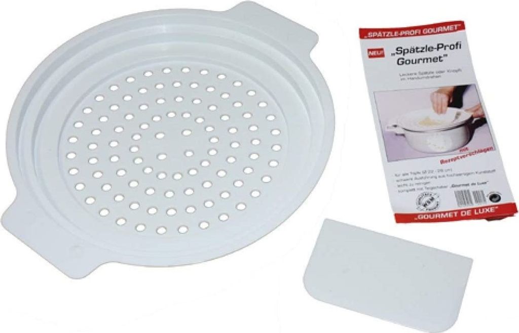 Spätzlesieb mit Schaber für alle Töpfe (Ø 22-28 cm) Produktbild 