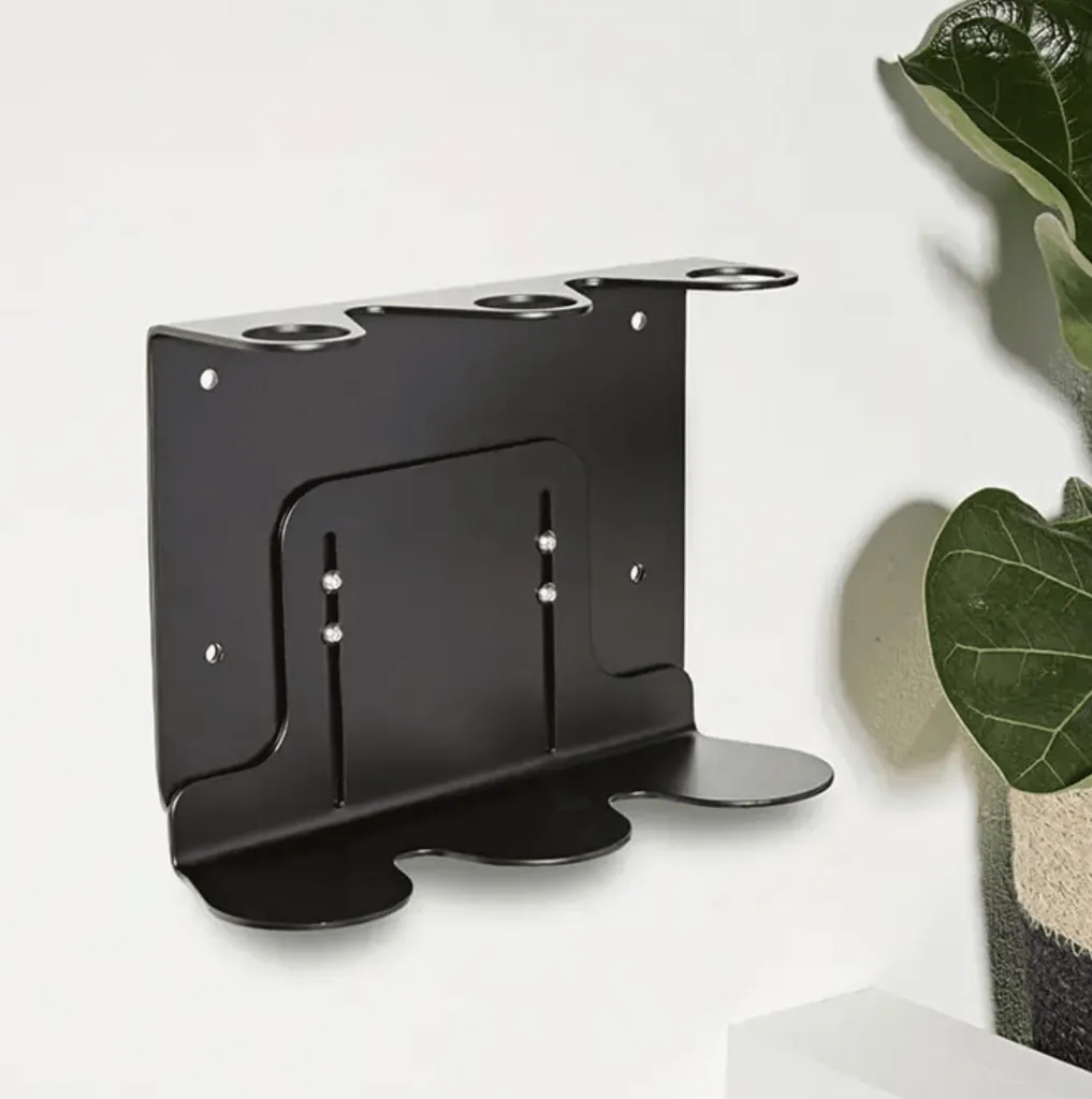 Évitez les savons fondus avec ce porte-savon mural triple autodrainant