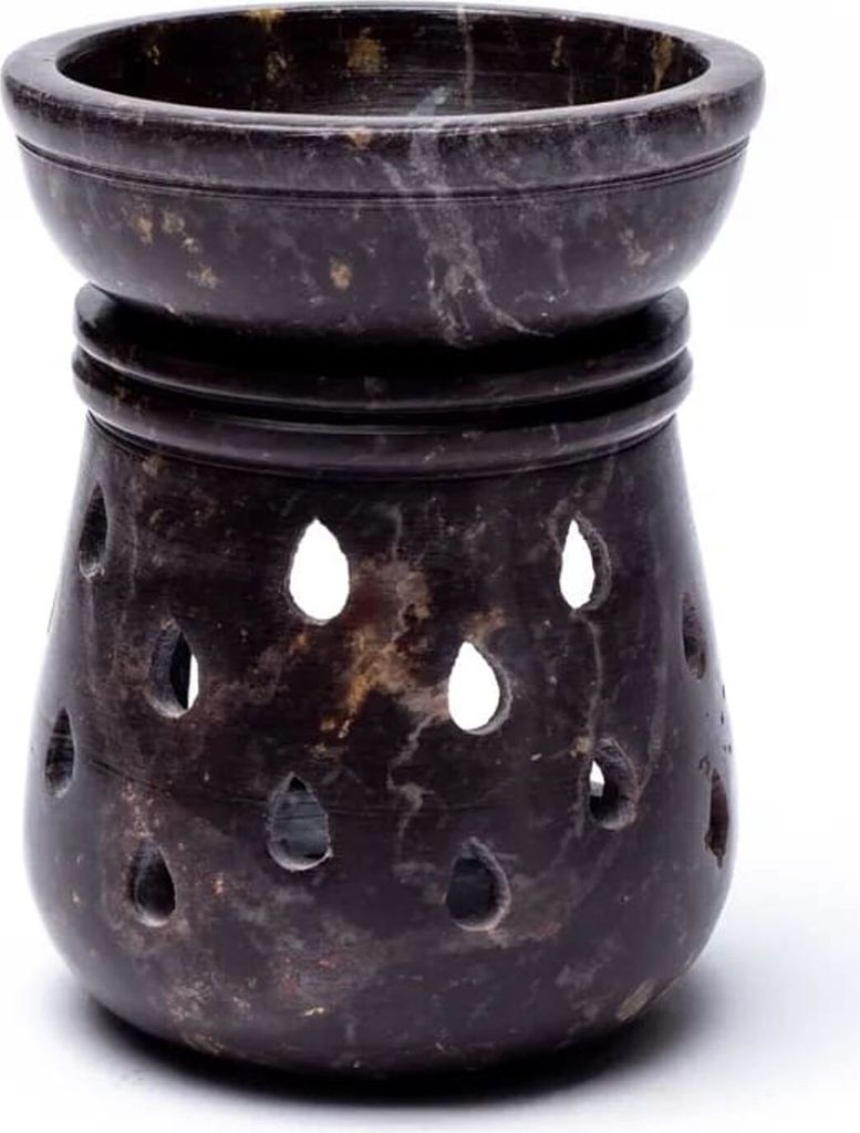 Duftlampe Tropfen Speckstein -- 10x7.5 cm