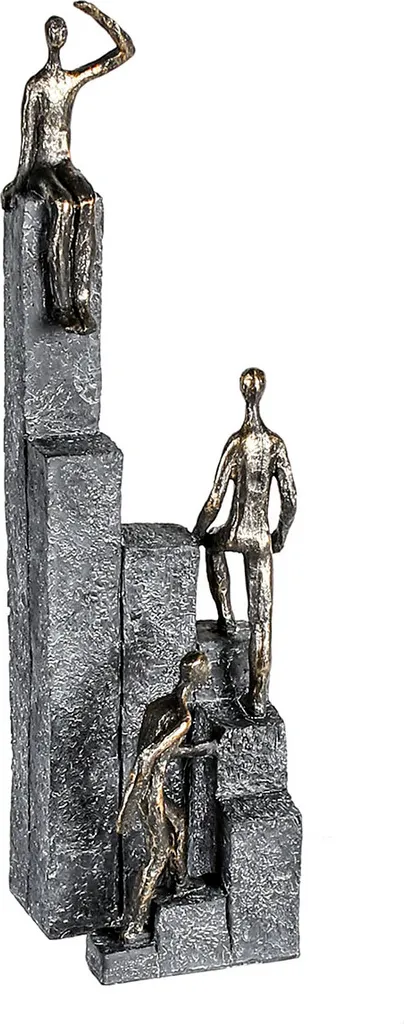 Regalo Motivazionale: Scultura Climbing Casablanca in Bronzo 39cm