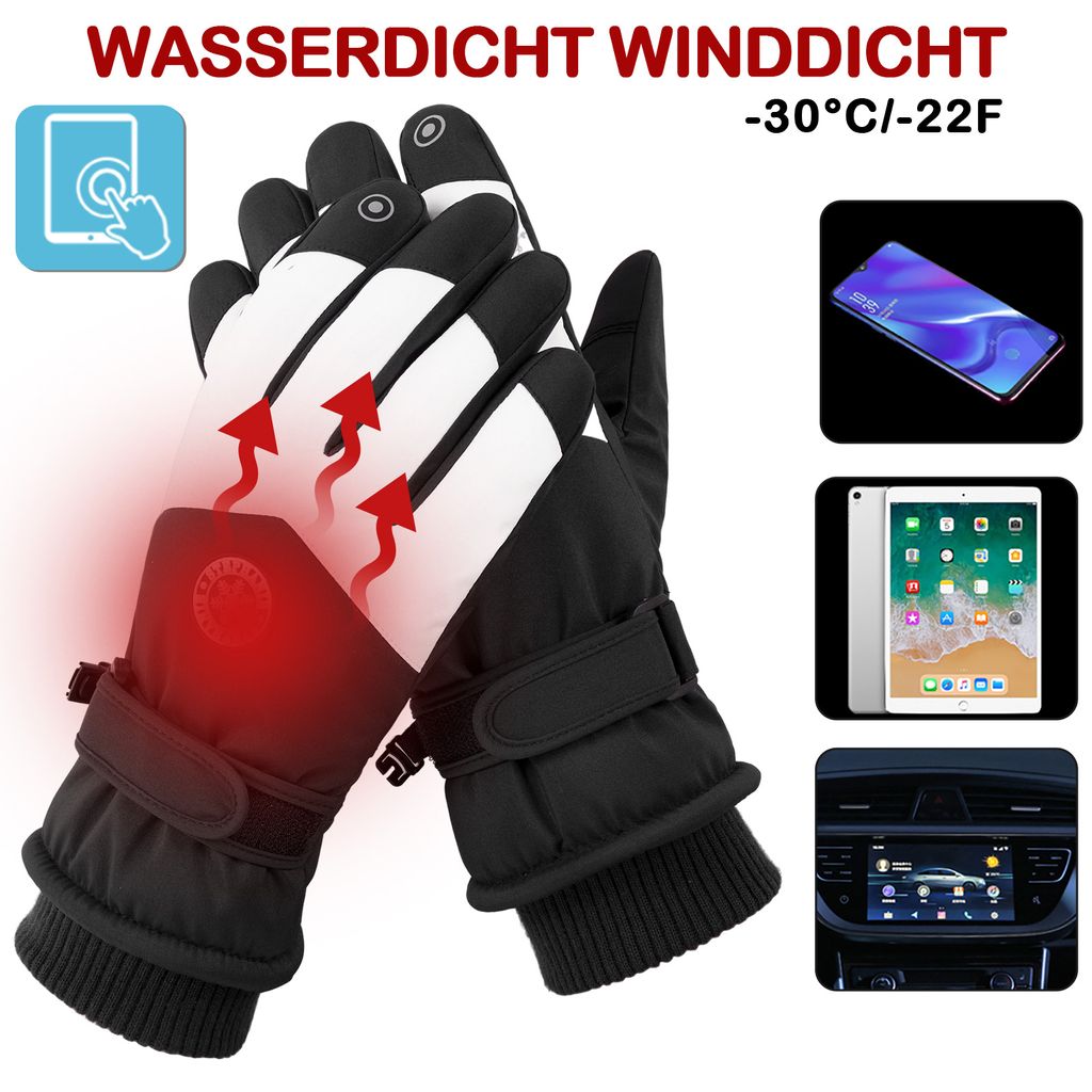 Herren Touchscreen Handschuhe Winter Thermohandschuh Produktbild 7