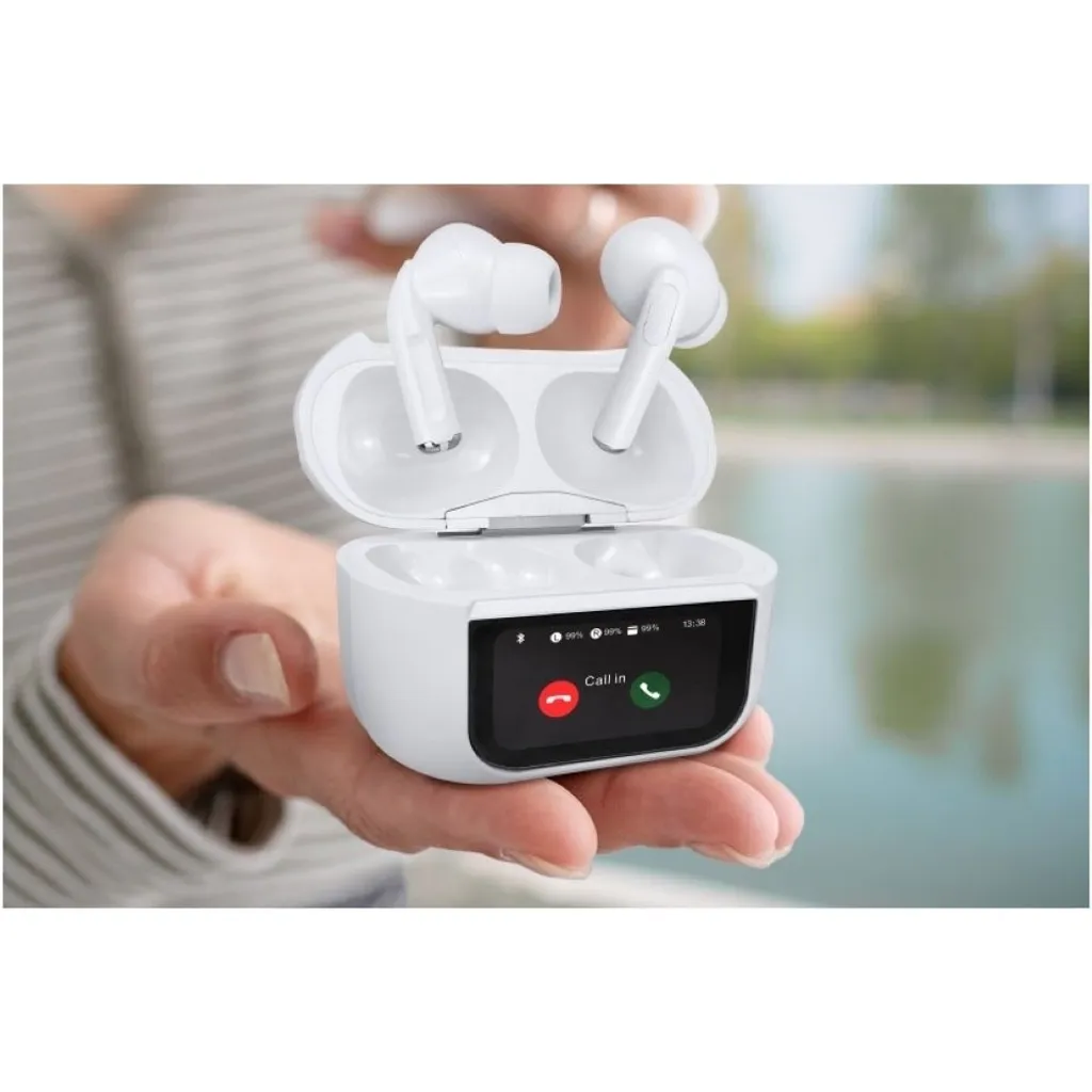 Écouteurs TWS Bluetooth avec Micro Intégré et Charge USB-C Technaxx Blanc - 7