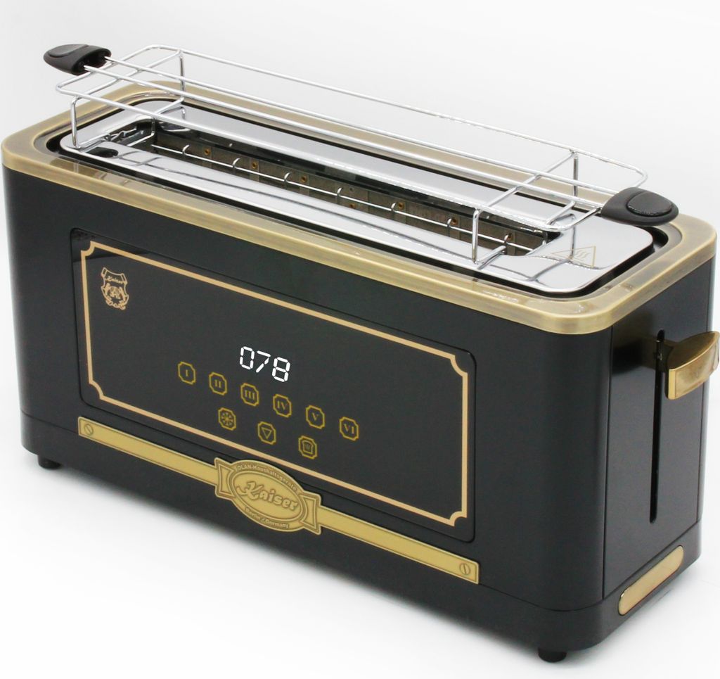 Retro-Toaster Kaiser T 4000 Em, 6 verschiedene Toaststufen für beste Ergebnisse