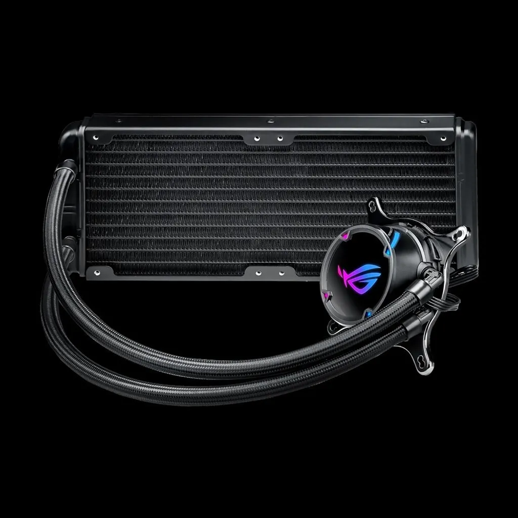 Kit Watercooling Aura Sync RGB Asus ROG Strix LC 240 avec deux ventilateurs - 6