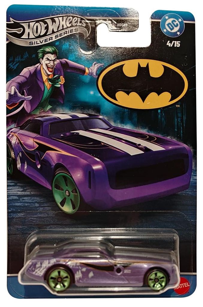 Hot Wheels Silver Series DC Comics - Hi-Roller II 4/15 - Batman, Fahrzeug, 1:64, Sammler-Edition, Mattel HDG89