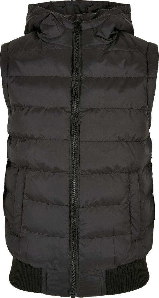 Boys Small Bubble Hooded Vest black/black 110/116 Produktbild 