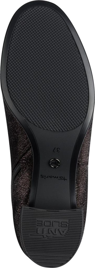 Tamaris Damen Stiefelette Reißverschluss mit optimalen Komfort 1-25354-43, Größe:40 EU, Farbe:Silber